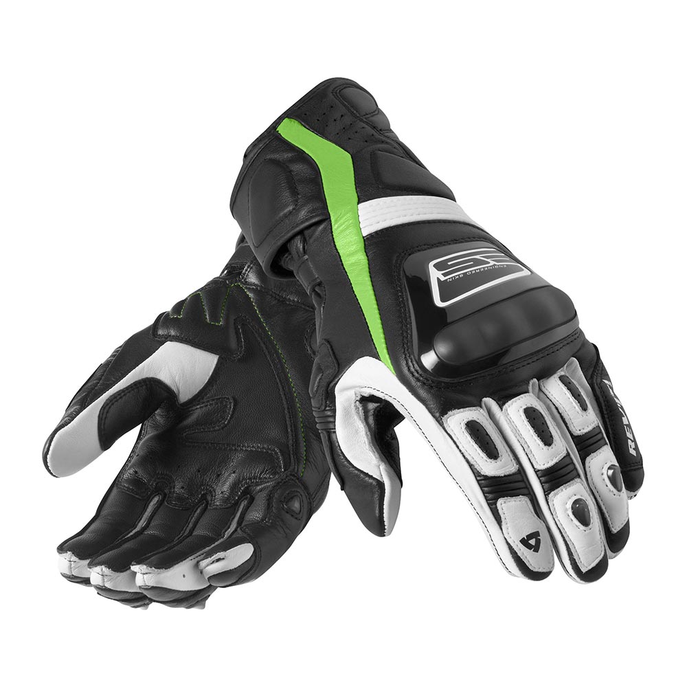 כפפות רכיבה שחור צהוב REV'IT! STELLAR