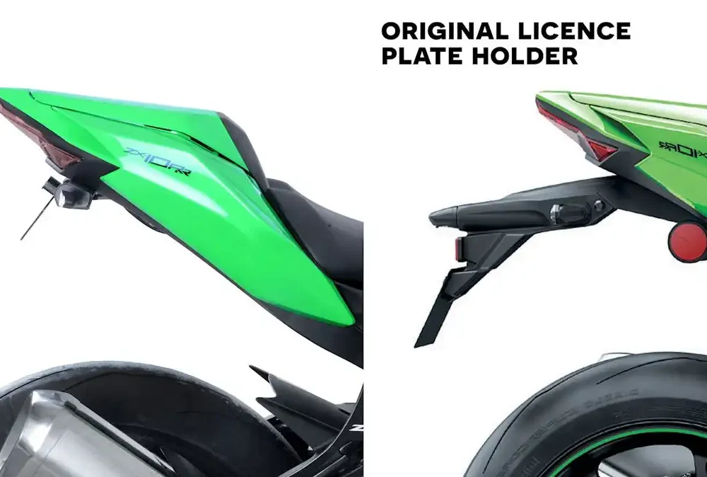 Alternative view of מחרשה R&G עבור Ninja ZX-10R, ZX-10RR '21