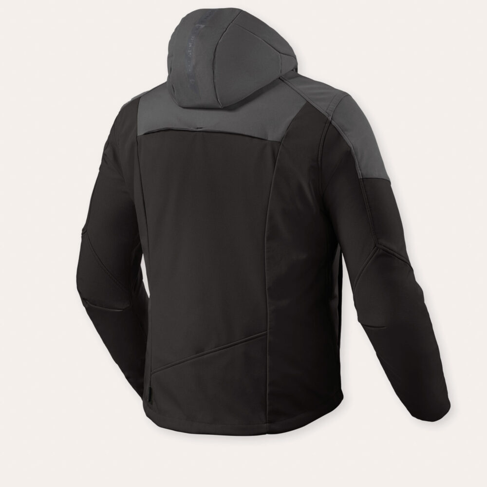 Alternative view of מעיל רכיבה שחור אפור REV'IT! Afterburn H2O