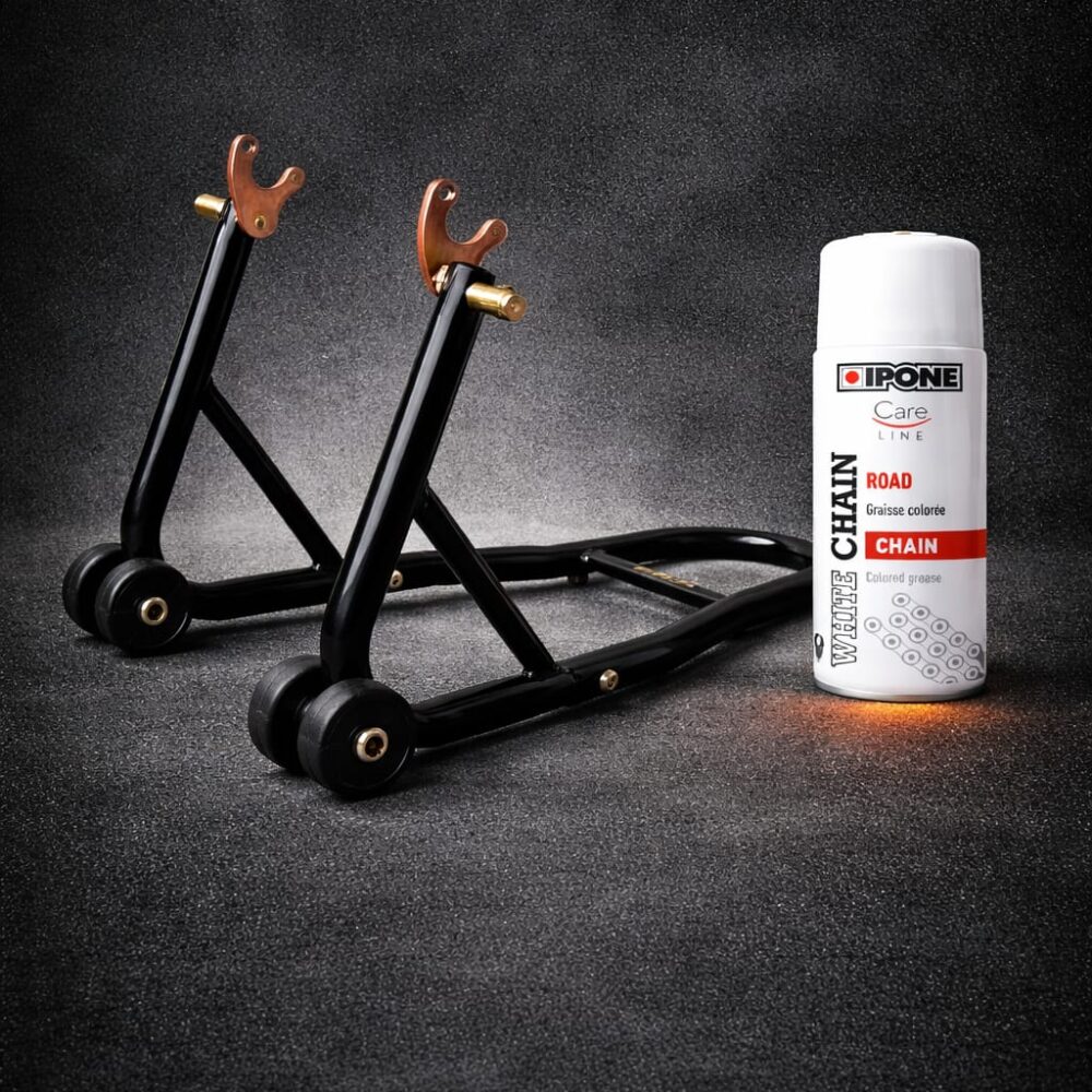 ג'ק מירוצים לזרוע אחורית כולל מתאמים+ ספריי ניקוי שרשרת