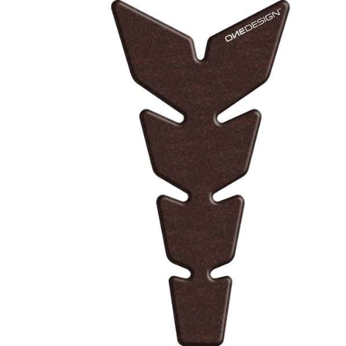 מדבקת טנק דלק  לאופנוע TANK PAD LEATHER BROWN