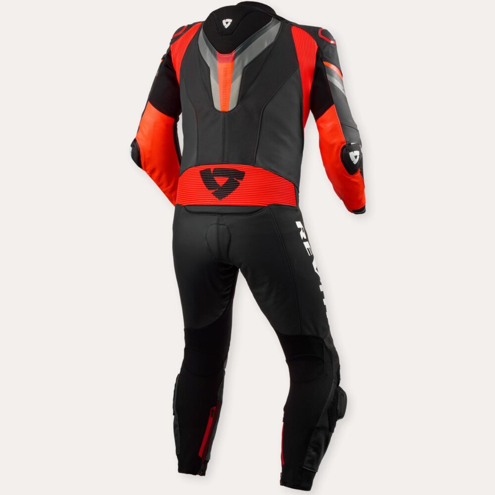 Alternative view of חליפת רכיבה חלק אחד שחור אדום REV'IT! Quantum 3