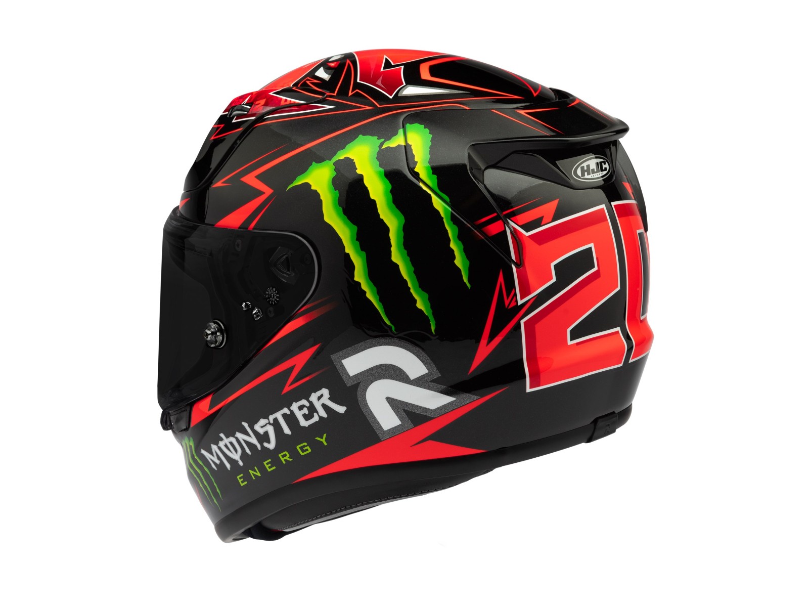 קסדה שחור אדום HJC RPHA 12 Quartararo MC-1 – תמונה 4