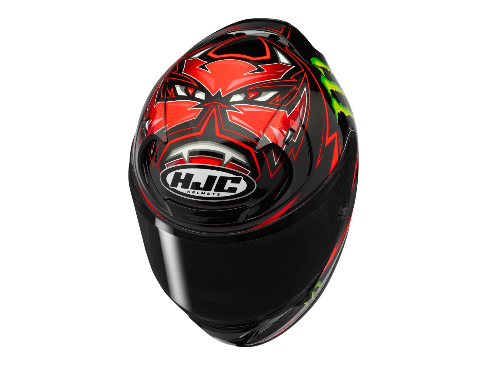 קסדה שחור אדום HJC RPHA 12 Quartararo MC-1 – תמונה 3