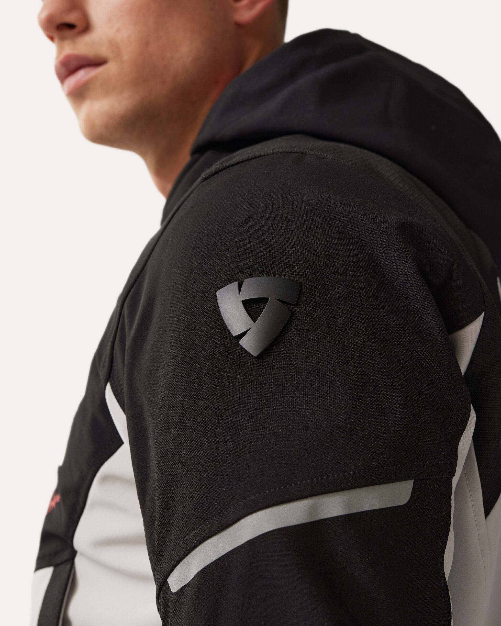 מעיל רכיבה שחור אדום REV'IT! HASTE H2O – תמונה 4