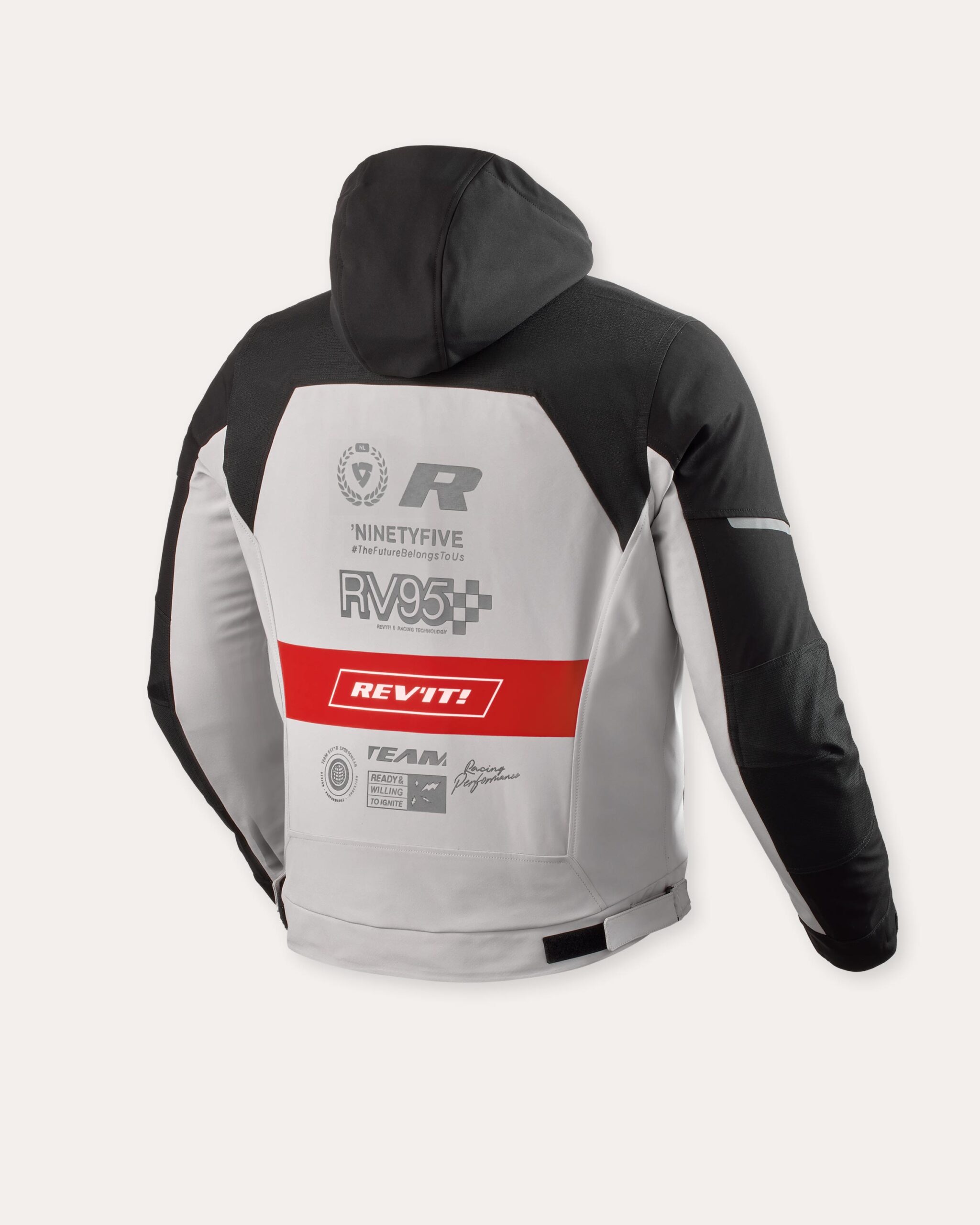 מעיל רכיבה שחור אדום REV'IT! HASTE H2O – תמונה 7