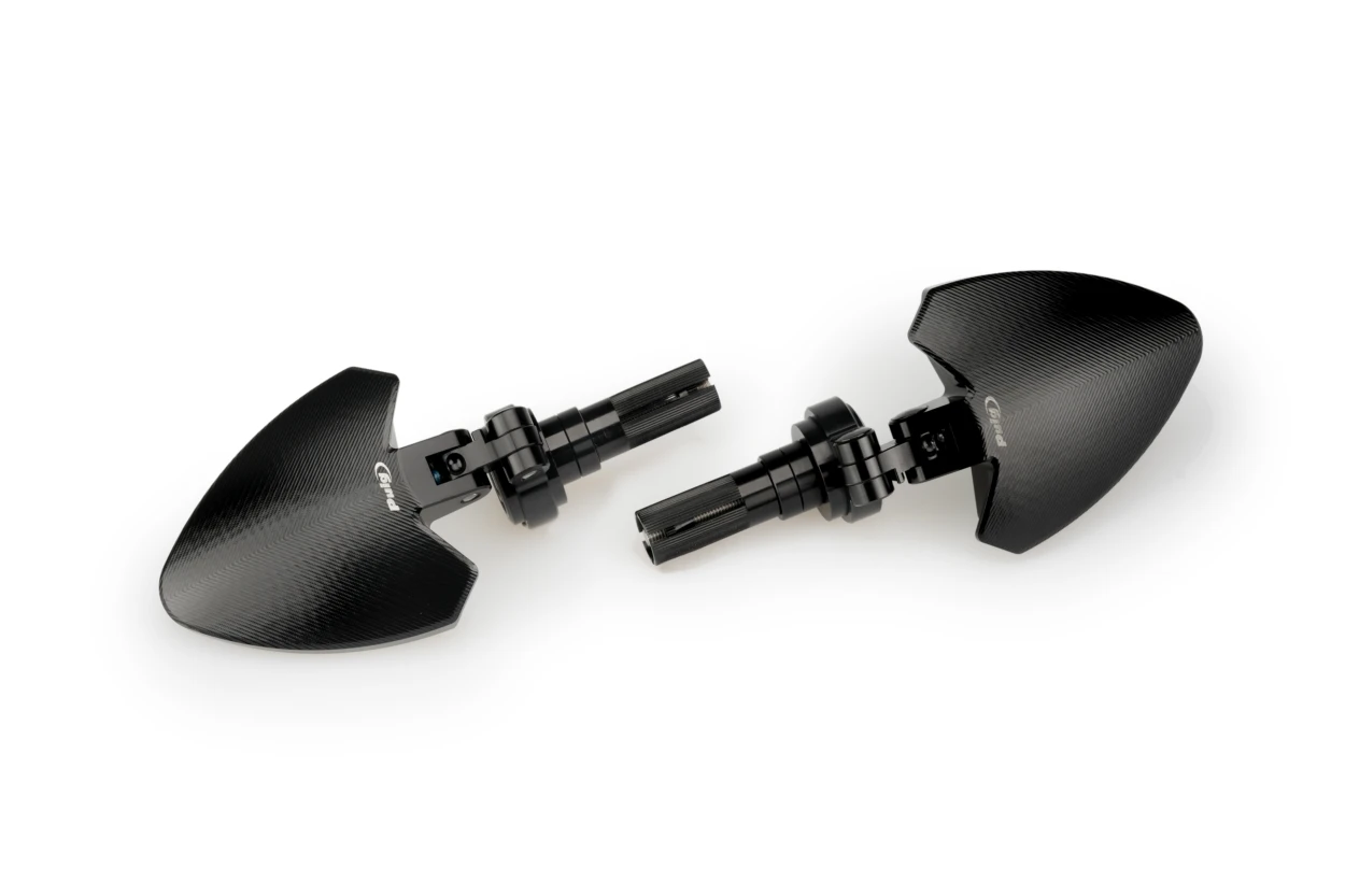 מראה PUIG דגם FOLD שחור צד שמואל – תמונה 3