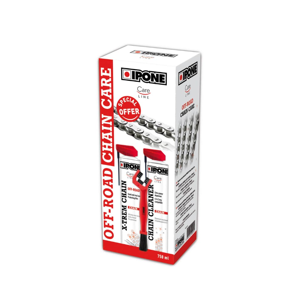 קיט ספריי שימון+ניקוי שרשרת אקסטרים מקצועי לשטח איפון IPONE