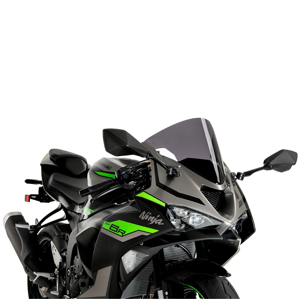 משקף לאופנוע KAWASAKI ZX-6R NINJA PUIG מעושן כהה