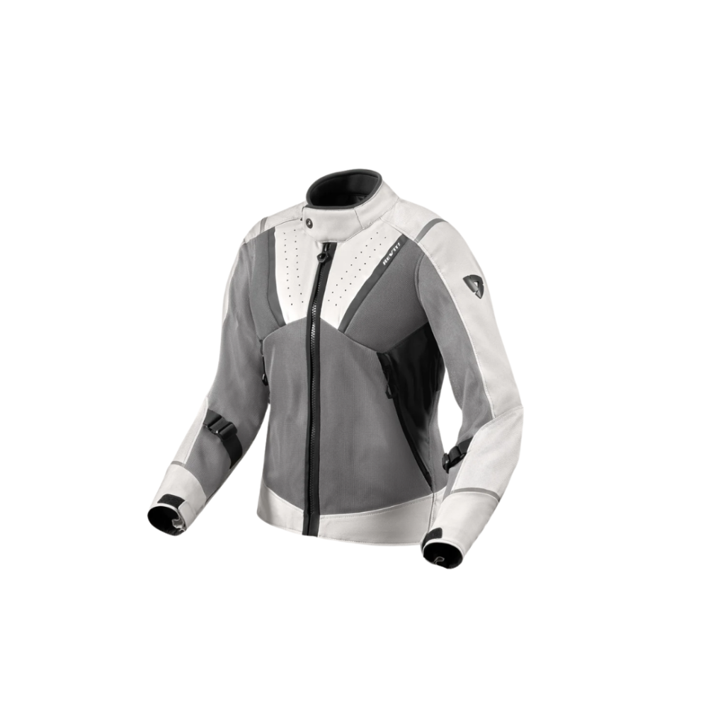 מעיל רכיבה לנשים רוויט כסוף REV'IT! Jacket Airwave 4 Ladies