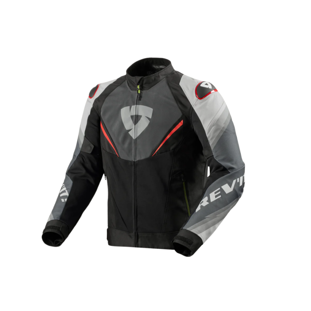 מעיל רכיבה רוויט אפור אדום Quantum 3 Air REV'IT! Jacket Quantum 3 Air